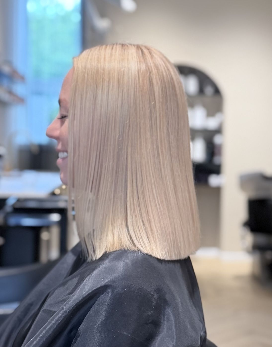 Lys blond lob